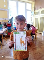 Spotkanie przedszkolaków z pisarką